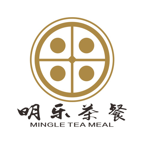 明乐茶餐logo设计