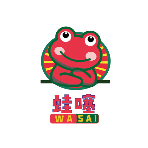 红色青蛙logo设计