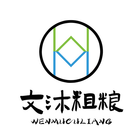 文沐粗粮logo设计