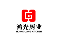 鸿光厨业logo设计