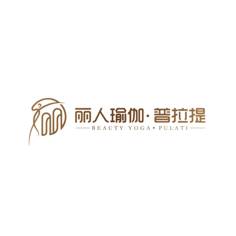 俪人瑜伽logo设计