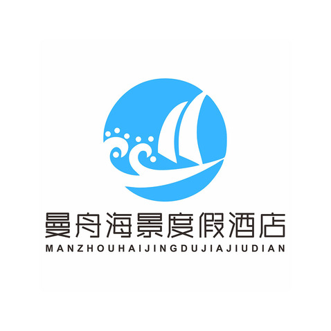 曼舟海景度假酒店logo設計