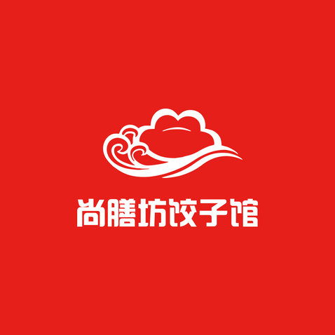 尚膳坊餃子館logo設計