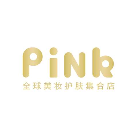 Pink 全球美妆护肤集合店logo设计