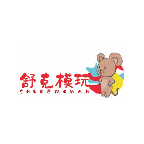 舒克模玩logo设计