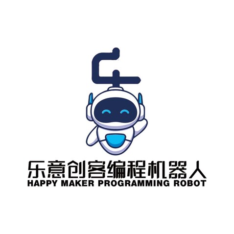 乐意创客编程机器人logo设计