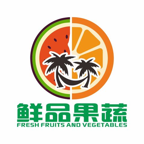 鲜品果蔬logo设计