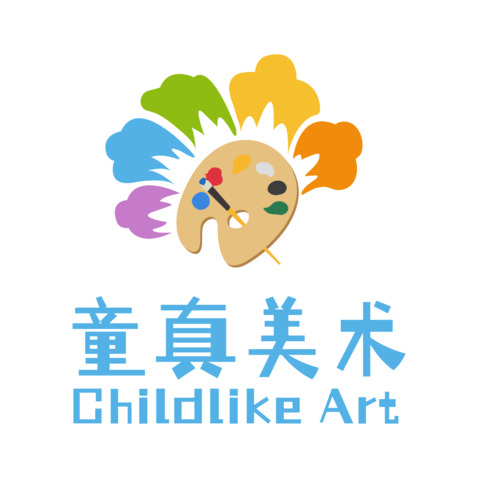 童真美术logo设计