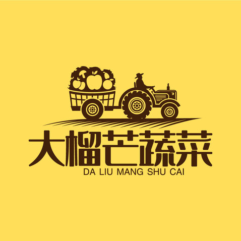 大榴芒果蔬logo设计