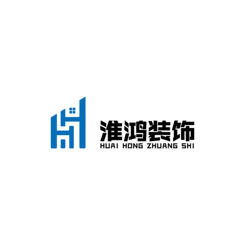 淮鸿装饰logo设计