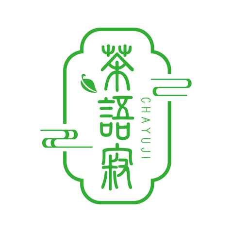 茶语寂logo设计