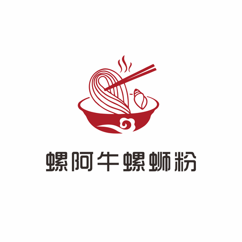 螺阿牛logo设计