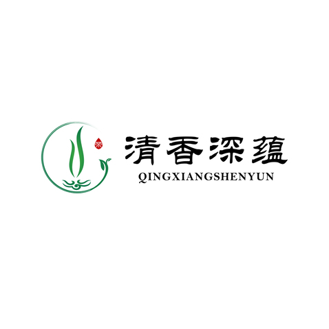 茶香袅袅 清香深蕴logo设计