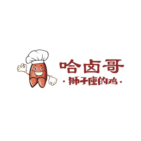 狮子座的鸡logo设计