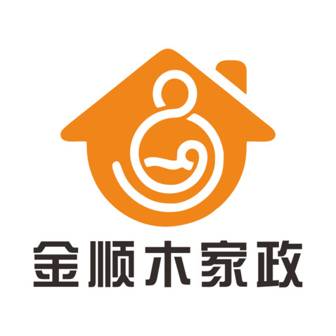 金顺木家政logo设计