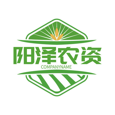 阳泽农资logo设计