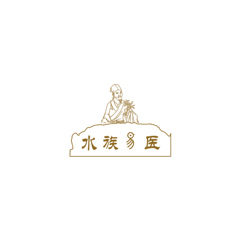 流泪的树草logo设计