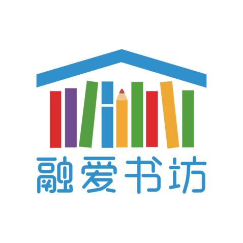 融爱书坊logo设计