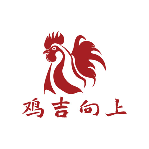 鸡吉向上logo设计