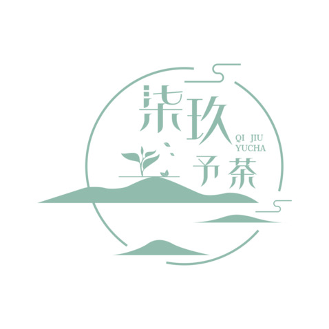 柒玖予茶logo设计