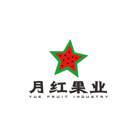 月红果业logo设计