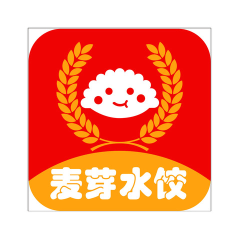 麦芽水饺logo设计