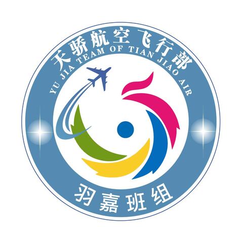 天骄航空飞行部羽嘉班组logo设计