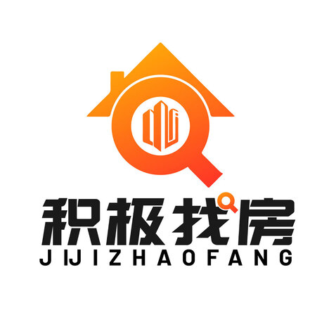 积极找房logo设计