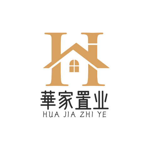 崋家置业logo设计