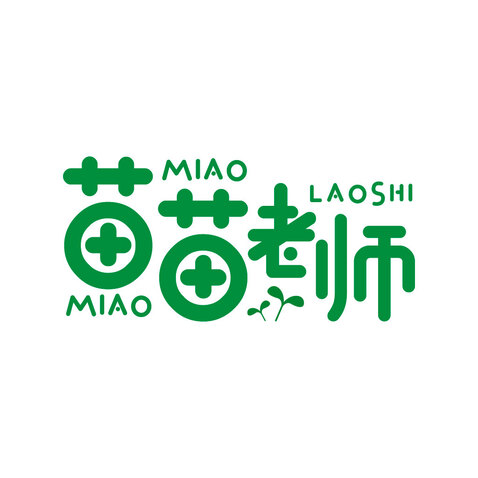 苗苗老师logo设计