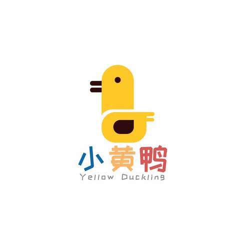 小黄鸭logo设计