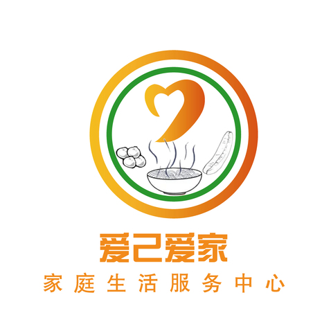 爱己爱家logo设计