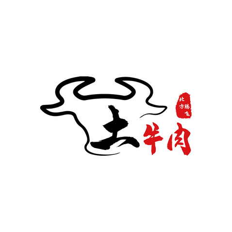 土牛肉logo设计