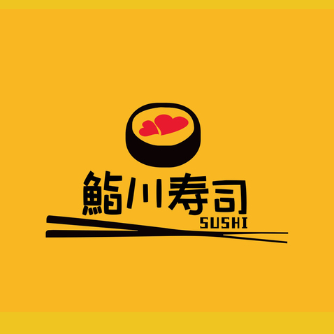 鮨川日式料理logo设计