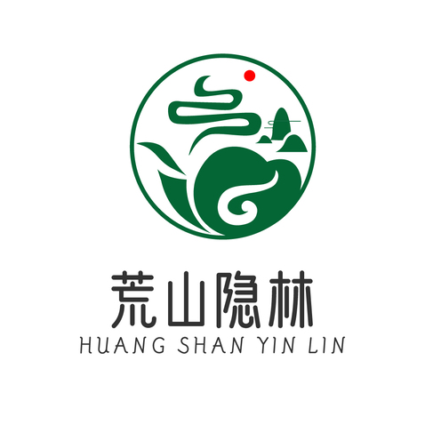 荒山隐林logo设计