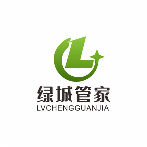 绿城管家logo设计