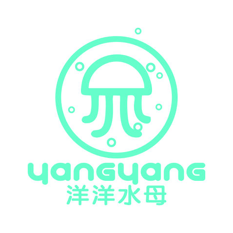 洋洋水母logo设计