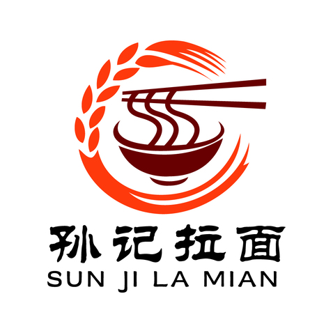 孙记拉面logo设计