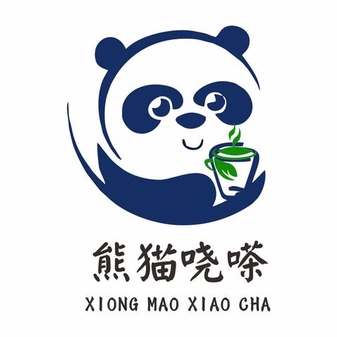 熊猫晓嵘logo设计