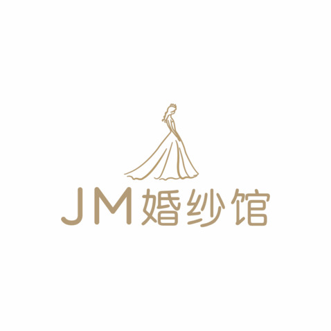 JM婚纱馆logo设计