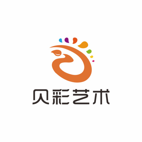 贝彩艺术logo设计