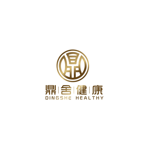 鼎舍健康logo设计