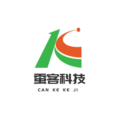 蚕客科技logo设计