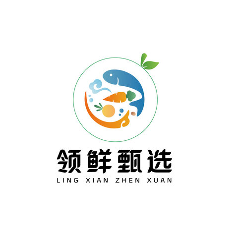 海鲜logo设计