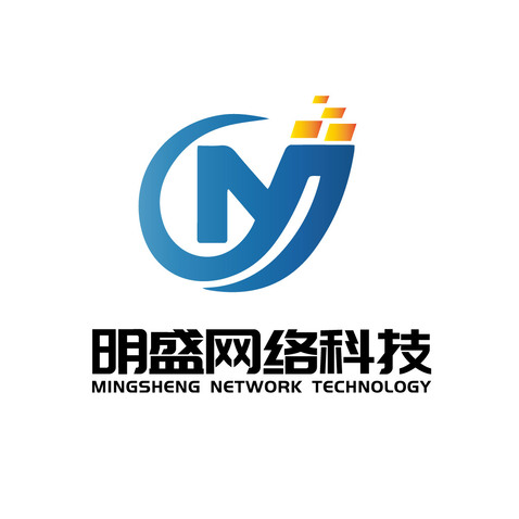 明晟网络科技logo设计