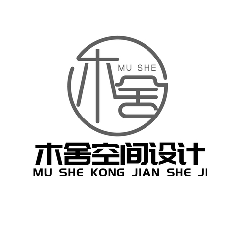 木舍空间设计logo设计