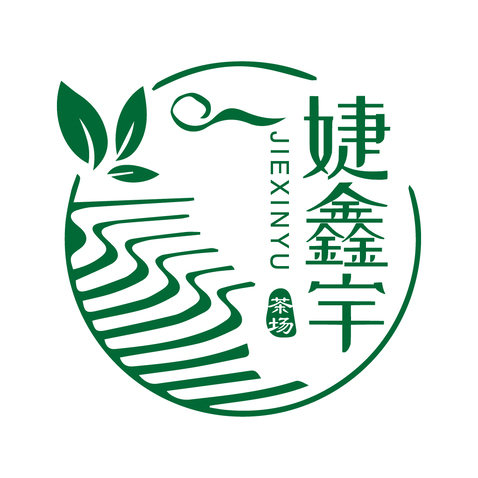 婕鑫宇茶场logo设计