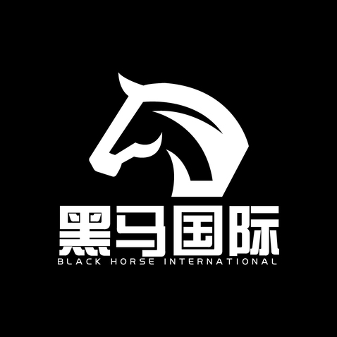 黑马国际logo设计