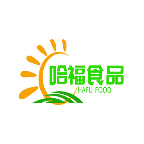 哈福食品logo设计