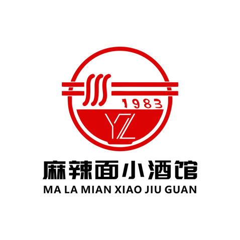 麻辣面小酒馆logo设计